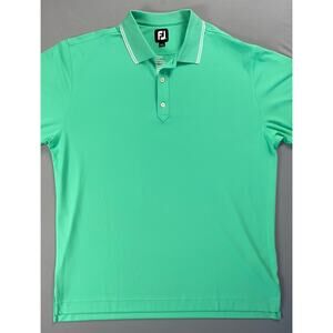 FootJoy Stretch Performance Micro-Pique Polo Golf Shirt. Torrey Pines. XL, MINT!